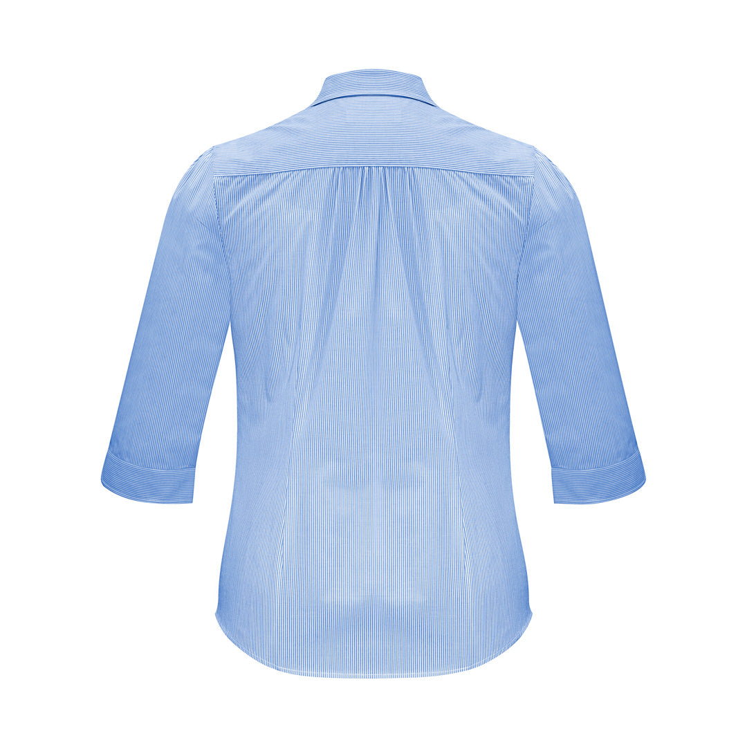 House of Uniforms The Euro Shirt | Ladies | 3/4 Sleeve Biz Collection 