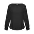 House of Uniforms The Madison Boatneck | Ladies | Long Sleeve Biz Collection Black