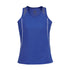 House of Uniforms The Razor Singlet | Ladies Biz Collection Royal/White