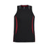 House of Uniforms The Razor Singlet | Mens Biz Collection Black/Red