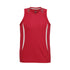 House of Uniforms The Razor Singlet | Mens Biz Collection Red/White