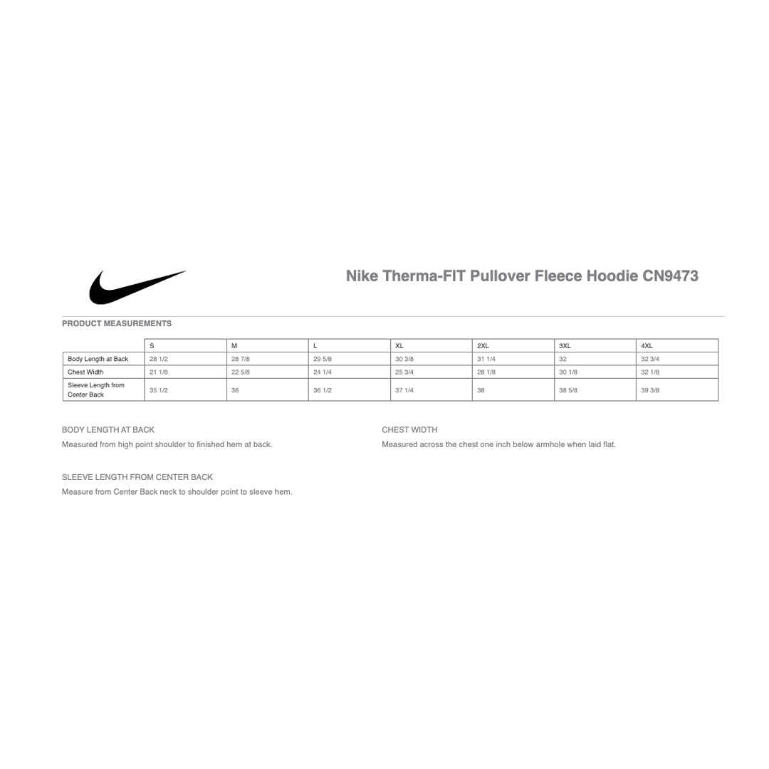 House of Uniforms The Therma Fit Fleece Pullover Hoodie | Mens Nike 