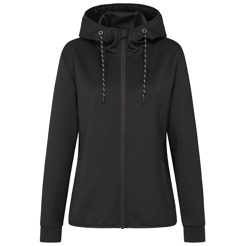 House of Uniforms The Recycled Scuba Jacket | Ladies Stedman Black