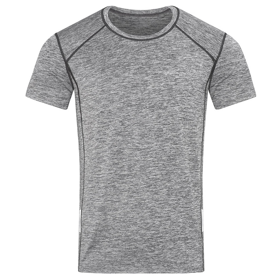 House of Uniforms The Reflect Recycled Sports Tee | Mens Stedman Grey Marle