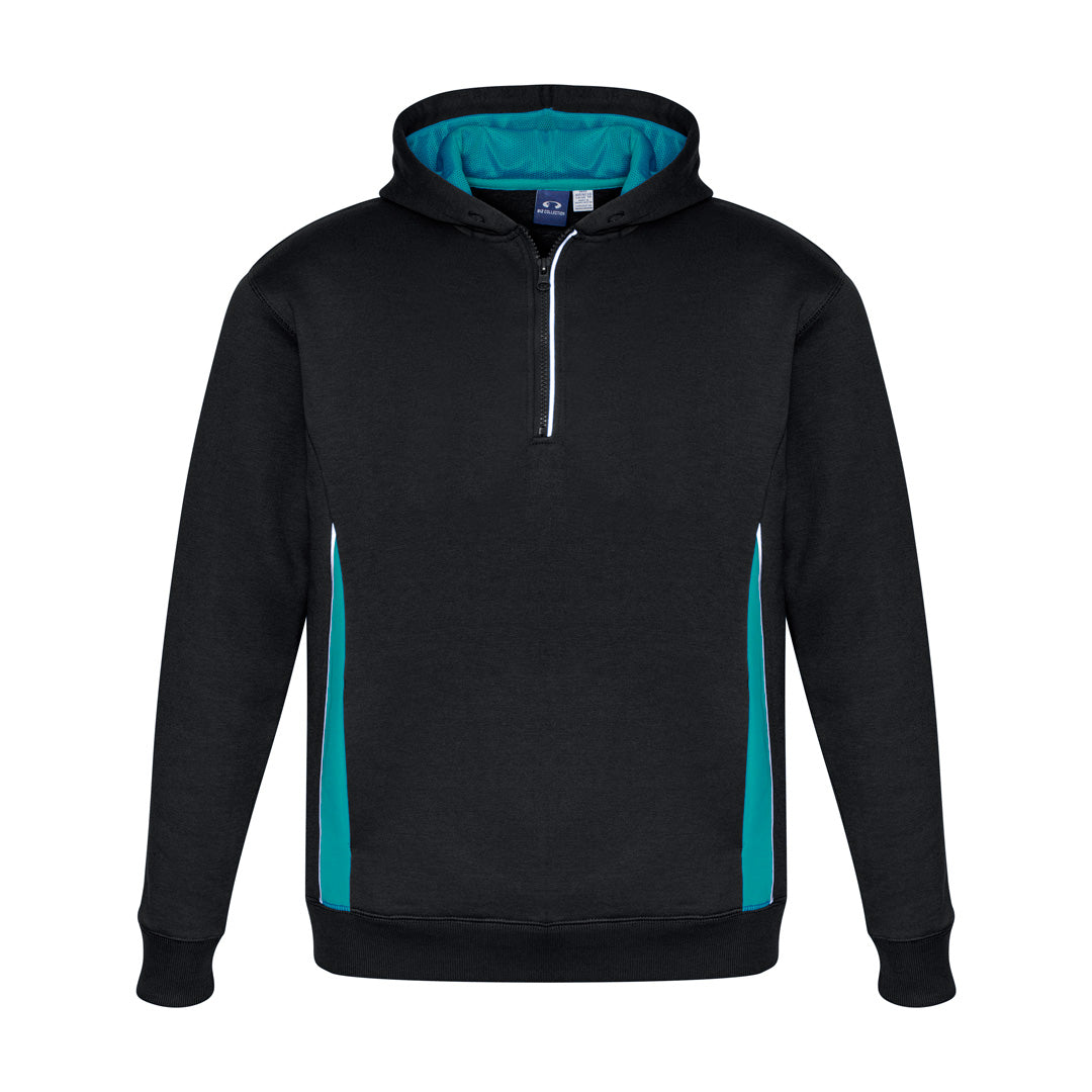 House of Uniforms The Renegade Hoodie | Kids Biz Collection Black/Teal/Silver