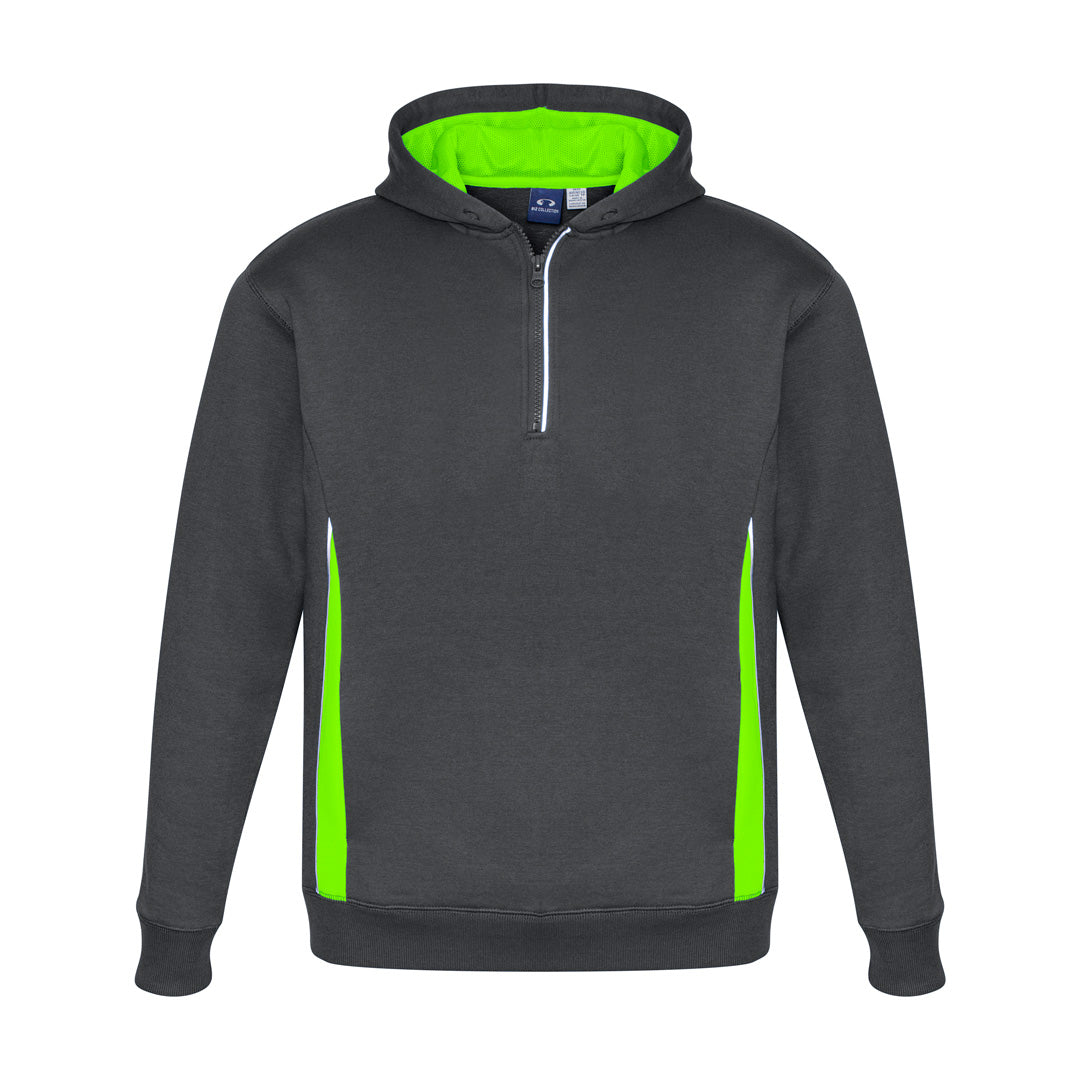 House of Uniforms The Renegade Hoodie | Kids Biz Collection Grey/Lime/Silver