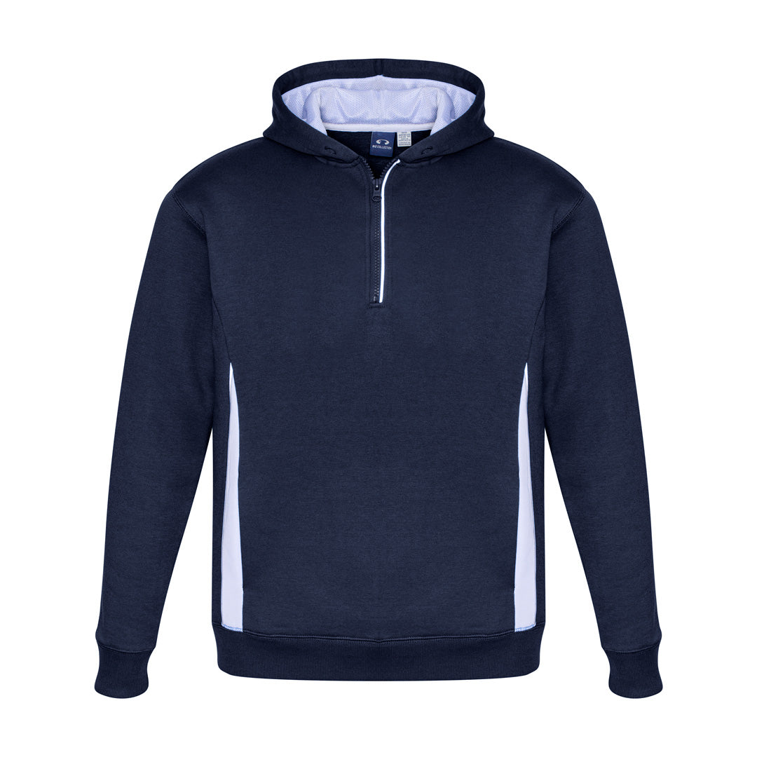 House of Uniforms The Renegade Hoodie | Kids Biz Collection Navy/White/Silver