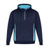 House of Uniforms The Renegade Hoodie | Adults Biz Collection Navy/Sky/Silver