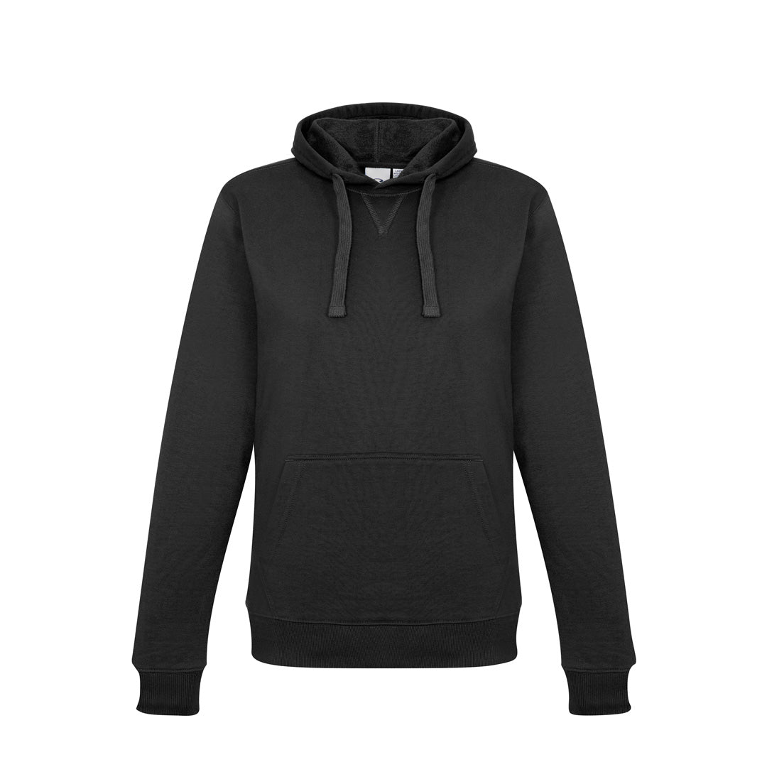 House of Uniforms The Crew Pullover Hoodie | Ladies Biz Collection Black
