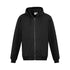 House of Uniforms The Crew Zip Hoodie | Mens Biz Collection Black