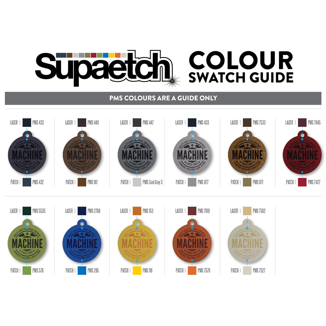 Supaetch Colour Guide | House of Uniforms