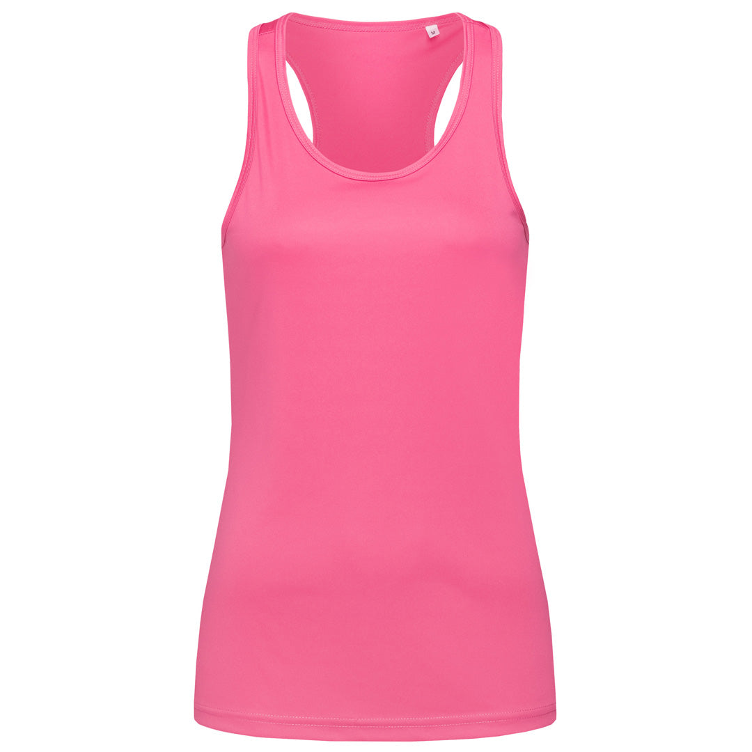 House of Uniforms The Active Sports Singlet | Ladies Stedman Hot Pink