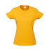 House of Uniforms The Ice Tee | Ladies | Short Sleeve | Light Colours Biz Collection Gold