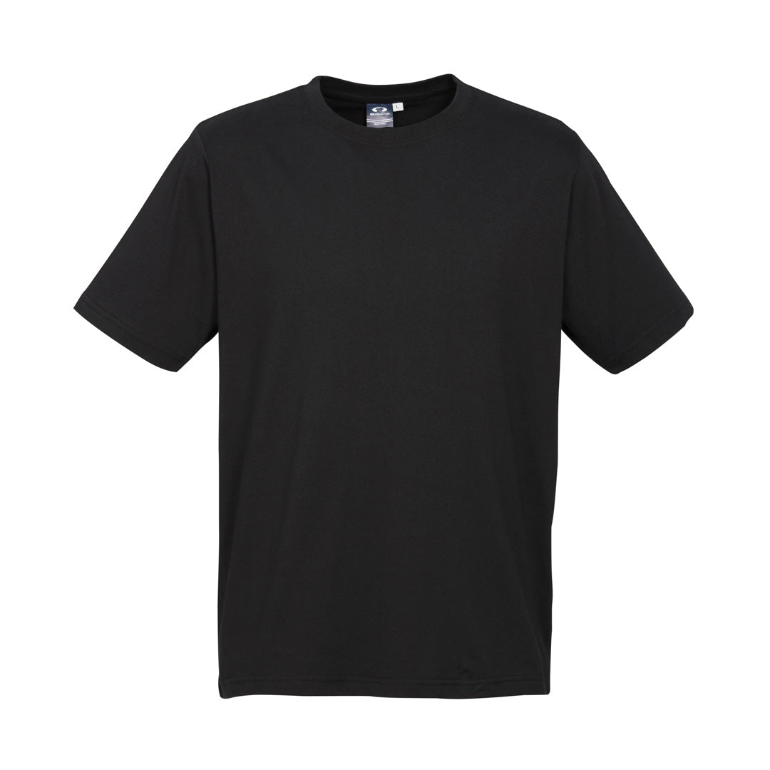 House of Uniforms The Ice Tee | Mens | Short Sleeve | Dark Colours Biz Collection Black