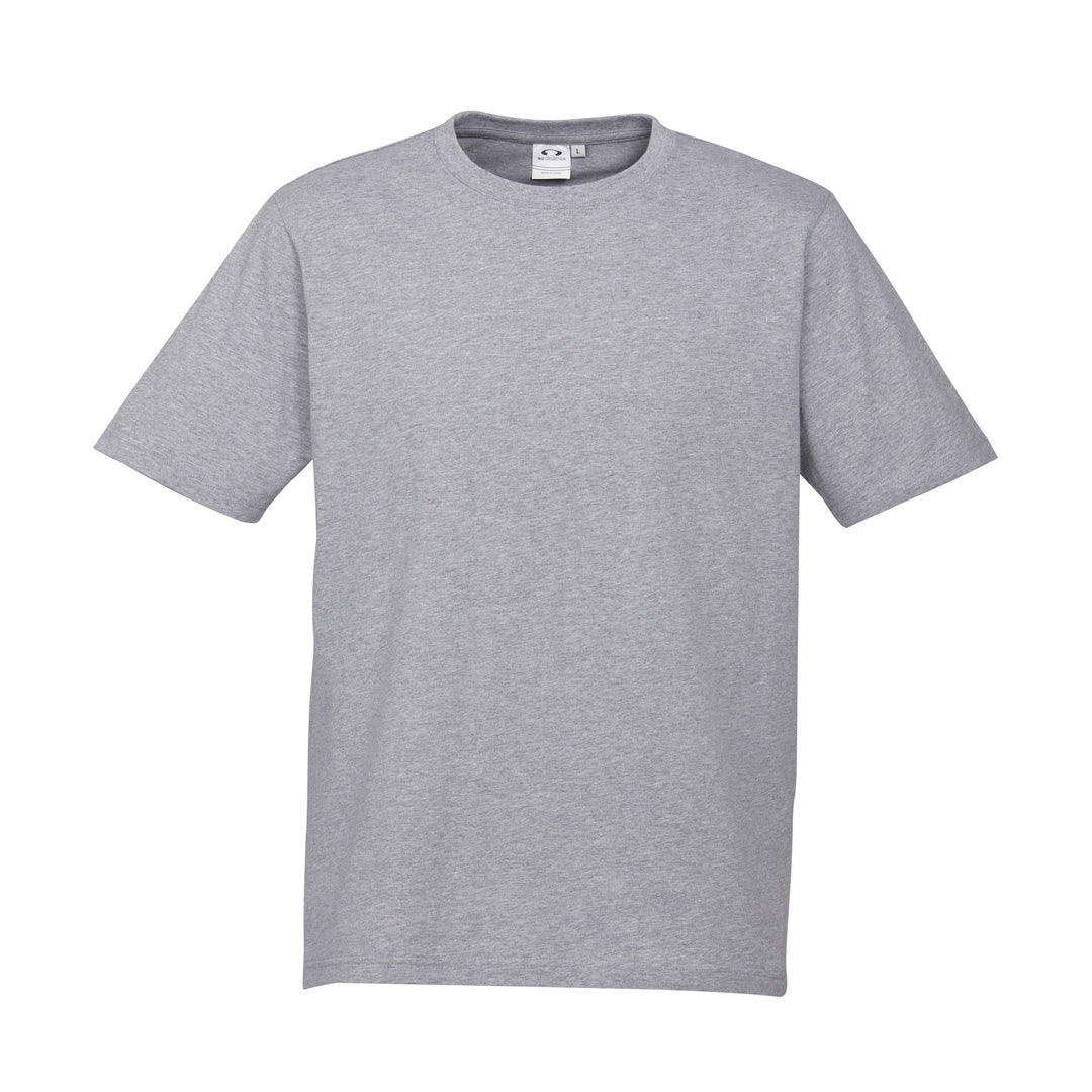 House of Uniforms The Ice Tee | Mens | Short Sleeve | Light Colours Biz Collection Grey Marle