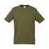 House of Uniforms The Ice Tee | Mens | Short Sleeve | Dark Colours Biz Collection Khaki