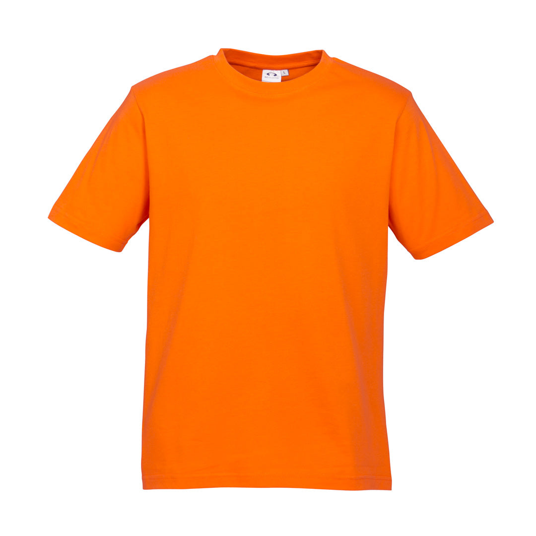 House of Uniforms The Ice Tee | Mens | Short Sleeve | Bright Colours Biz Collection Orange