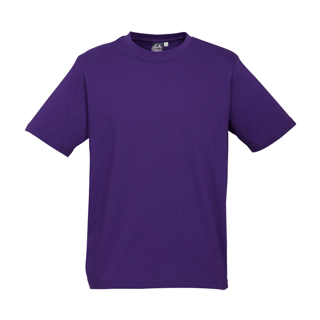 House of Uniforms The Ice Tee | Mens | Short Sleeve | Dark Colours Biz Collection Purple