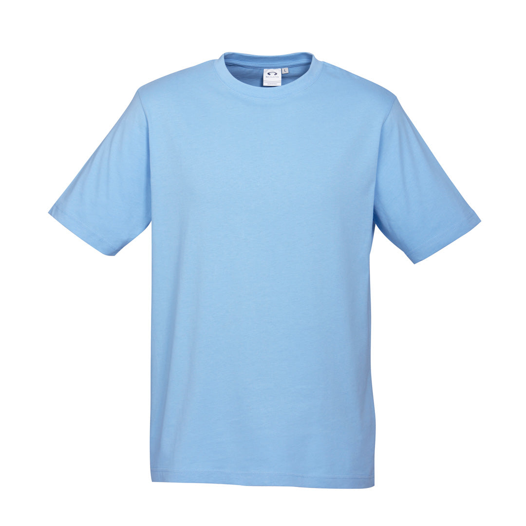 House of Uniforms The Ice Tee | Mens | Short Sleeve | Light Colours Biz Collection Spring Blue