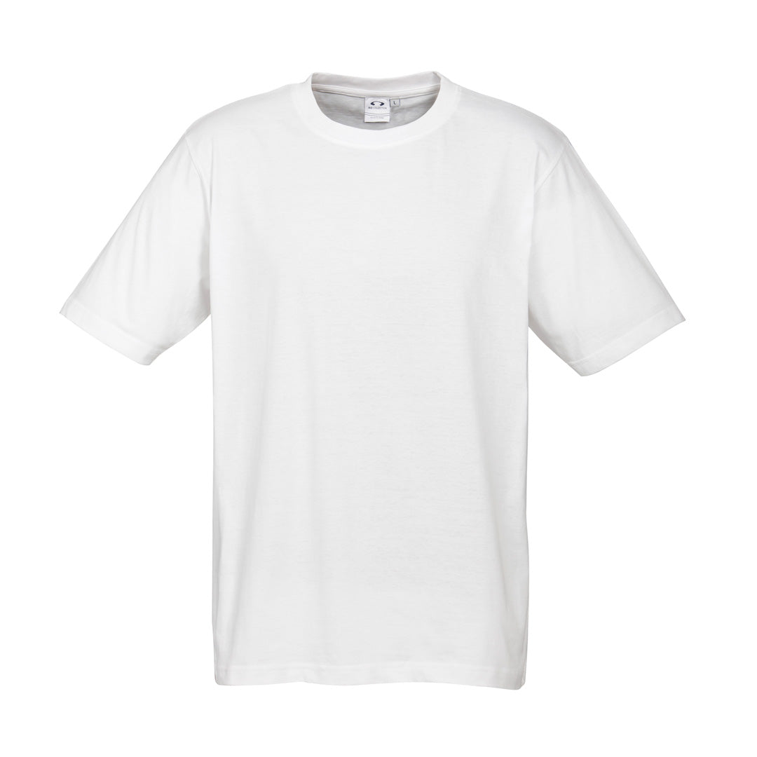 House of Uniforms The Ice Tee | Mens | Short Sleeve | Light Colours Biz Collection White