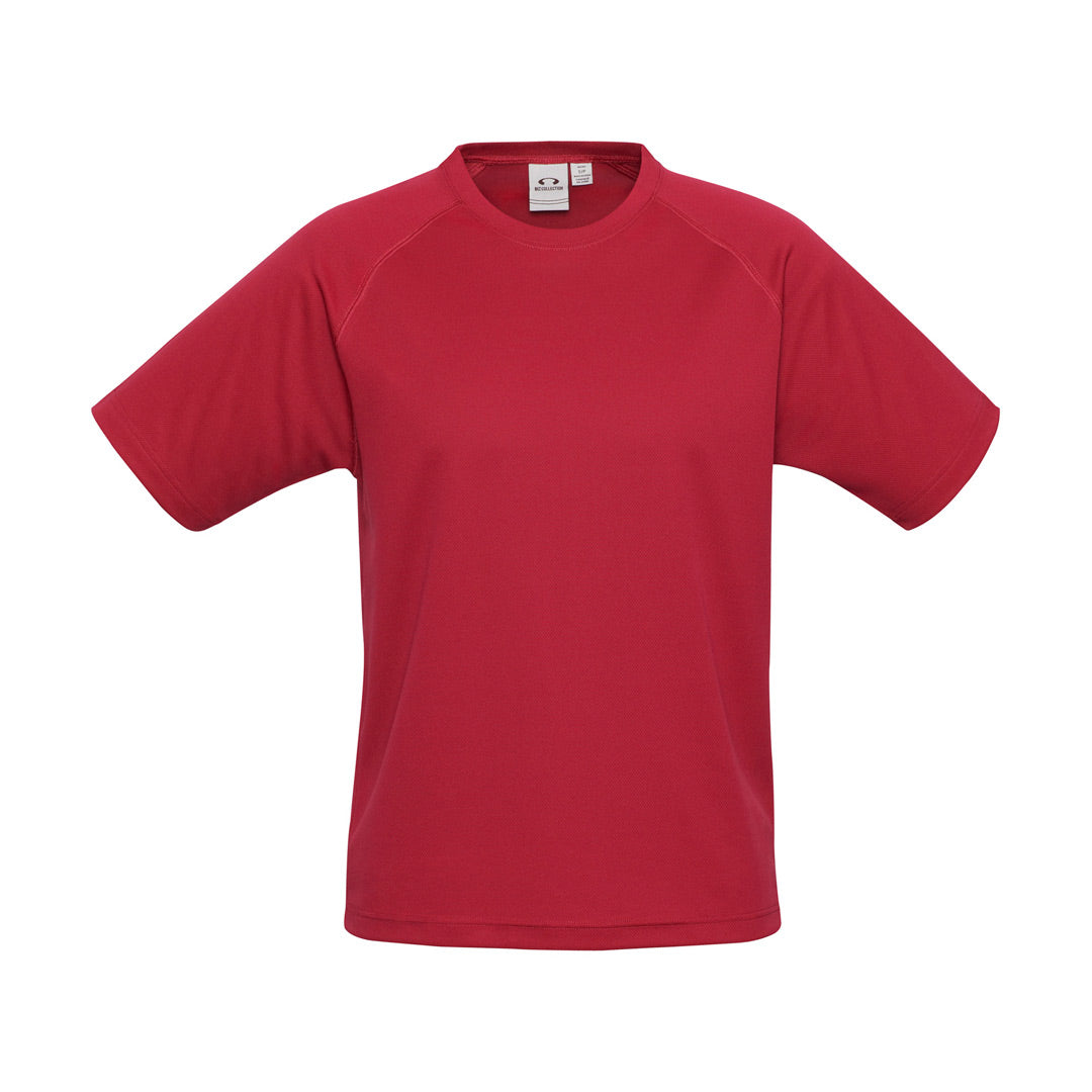 House of Uniforms The Sprint Tee | Kids | Short Sleeve Biz Collection Red