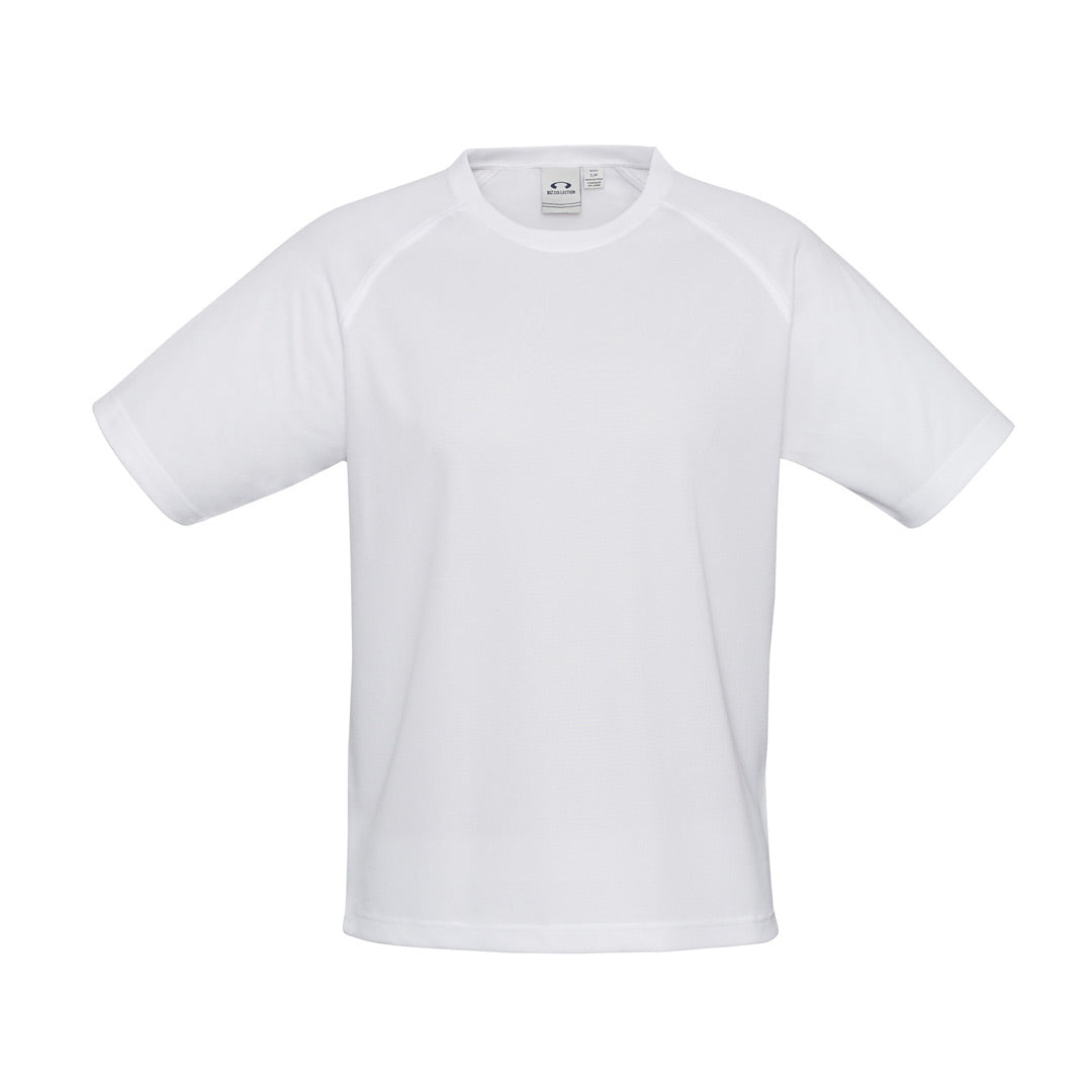 House of Uniforms The Sprint Tee | Kids | Short Sleeve Biz Collection White