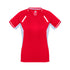 House of Uniforms The Renegade Tee | Ladies | Short Sleeve | Plus Biz Collection Red/White/Silver
