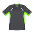 House of Uniforms The Renegade Tee | Kids | Short Sleeve Biz Collection Grey/Lime/Silver