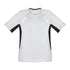 House of Uniforms The Renegade Tee | Kids | Short Sleeve Biz Collection White/Black/Silver