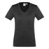 House of Uniforms The Aero Tee | Ladies | Short Sleeve Biz Collection Black Marle