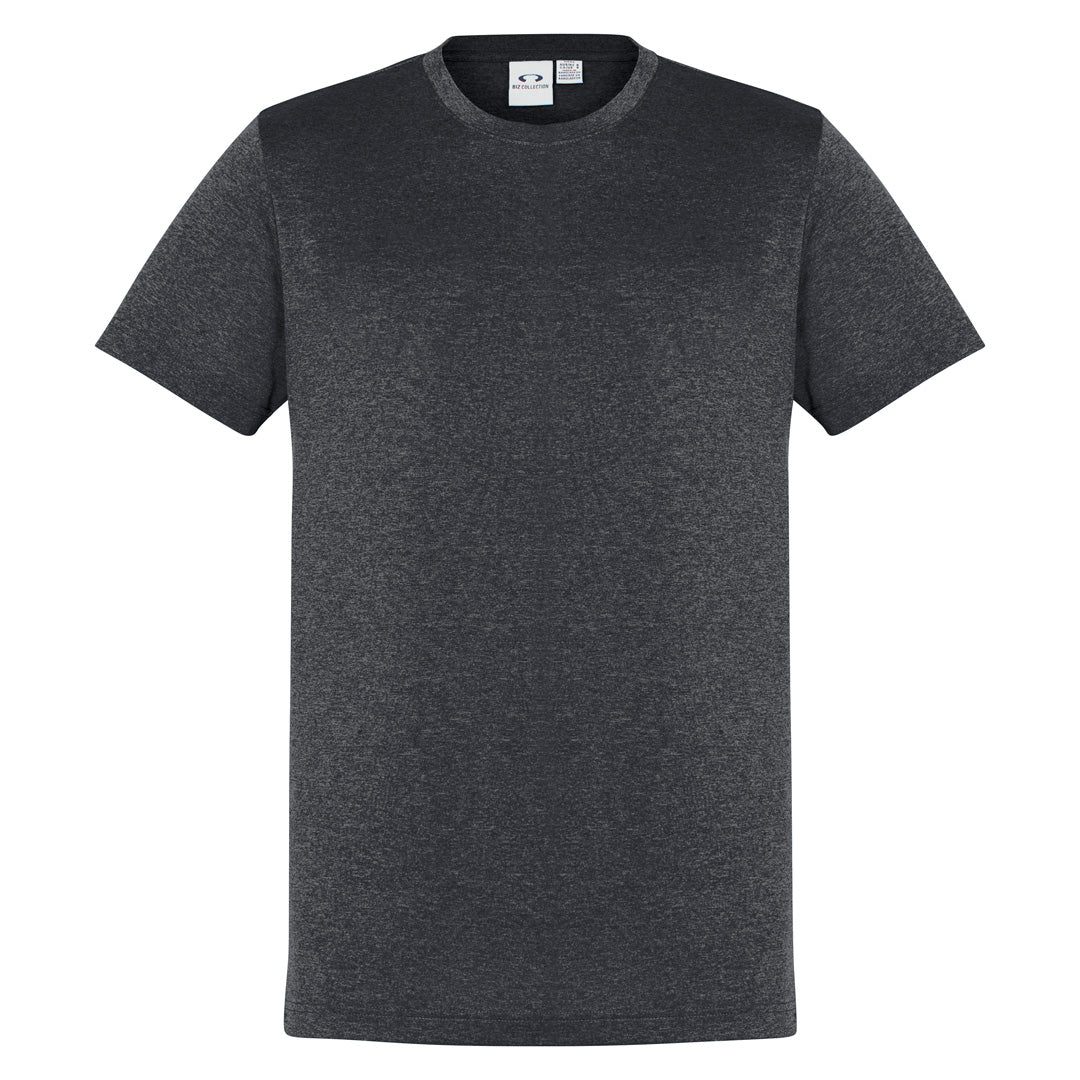 House of Uniforms The Aero Tee | Mens | Short Sleeve Biz Collection Charcoal Marle