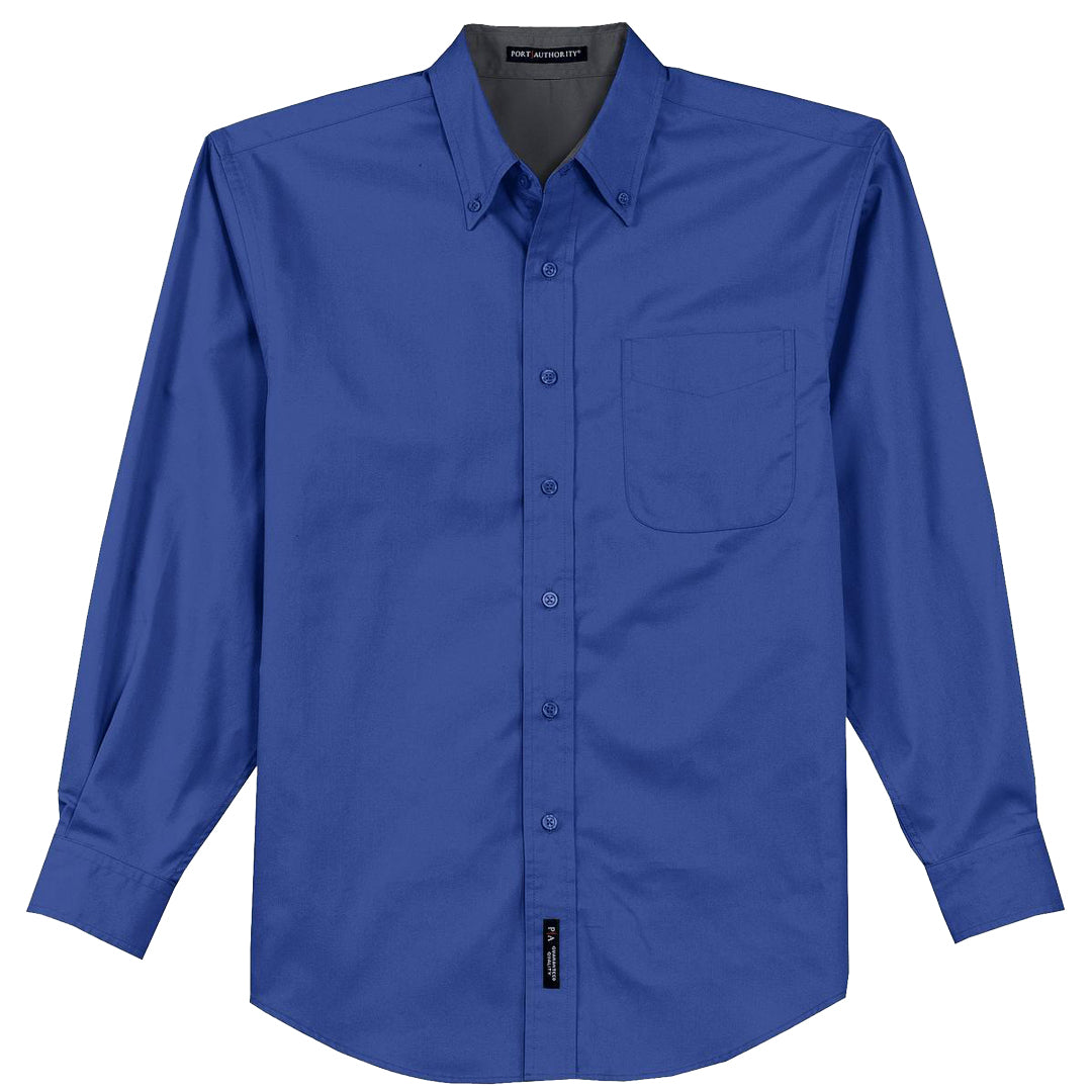 House of Uniforms The Tall Business Shirt | Mens | Long Sleeve Port Authority Royal