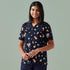 House of Uniforms The Space Party Printed Scrub Top | Ladies Biz Care 