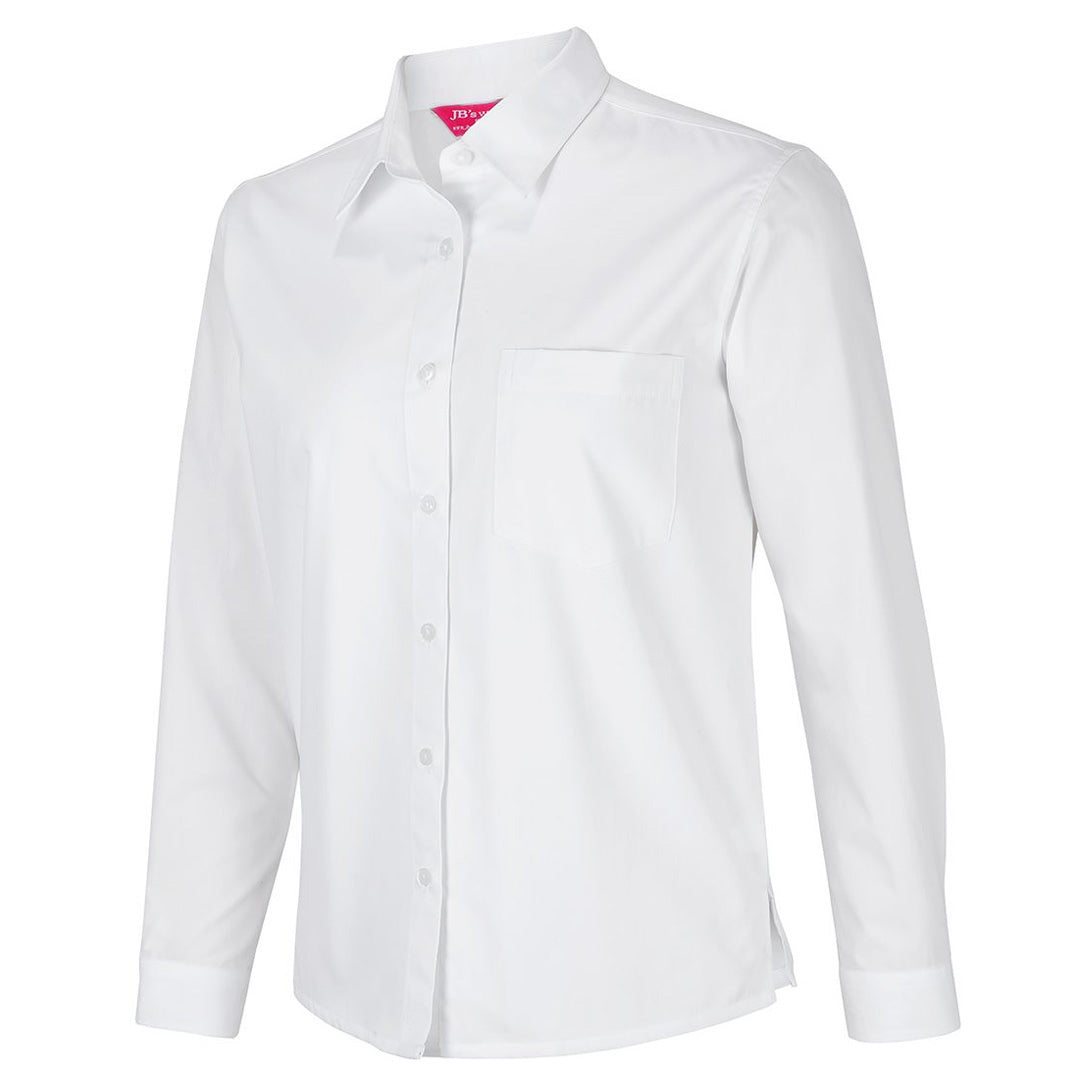 House of Uniforms The Double Layered Shirt | Ladies | Short & Long Sleeve Jbs Wear White