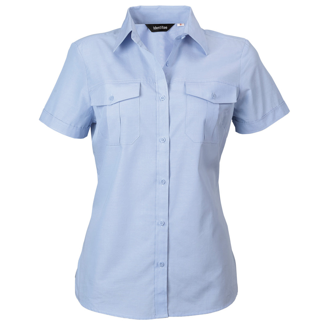 House of Uniforms The Jasper Shirt | Ladies | Short & Long Sleeve Identitee Sky