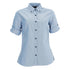 House of Uniforms The Reuben Shirt | Ladies | 3/4 & Long Sleeve Identitee Light Blue