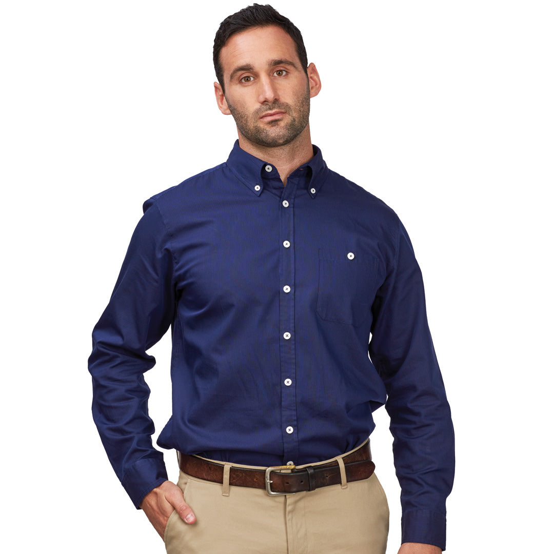 House of Uniforms The Brody Shirt | Mens | Long Sleeve Identitee 