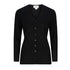 House of Uniforms The Long Line Cardigan | Ladies | Long Sleeves LSJ Collection Black