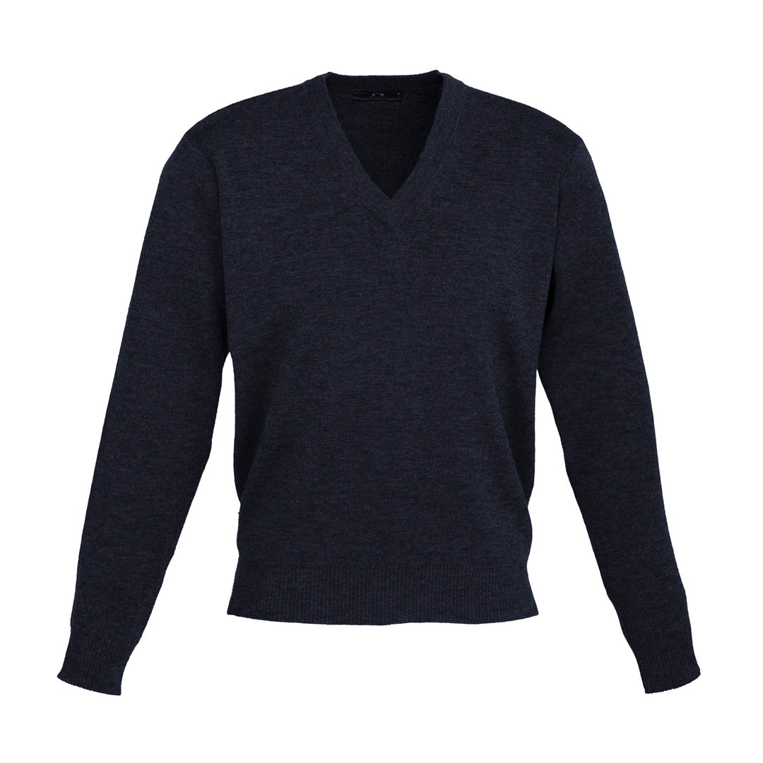 House of Uniforms The Woolmix Jumper | Mens Biz Collection Navy
