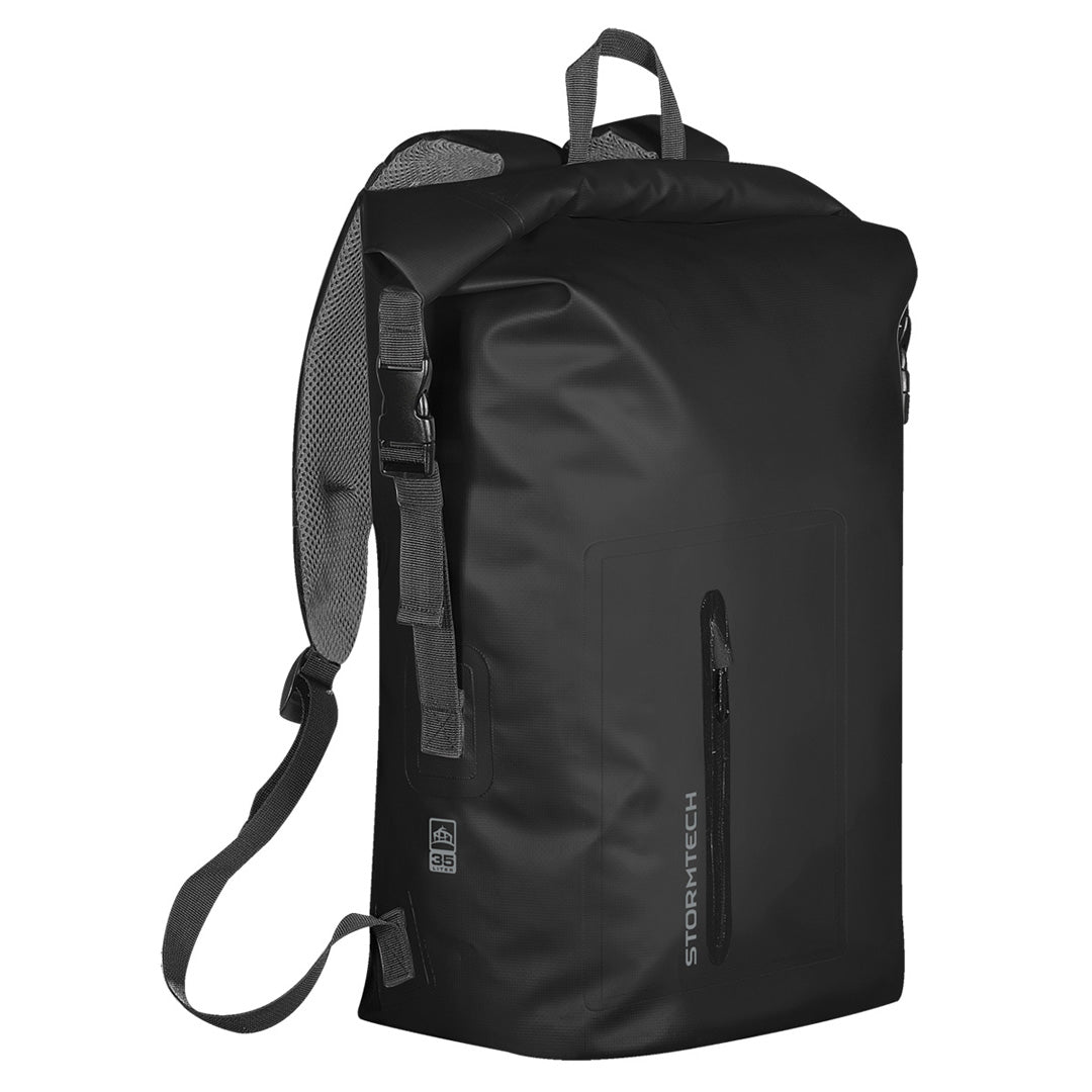 House of Uniforms The Cascade Waterproof Backpack Stormtech Black