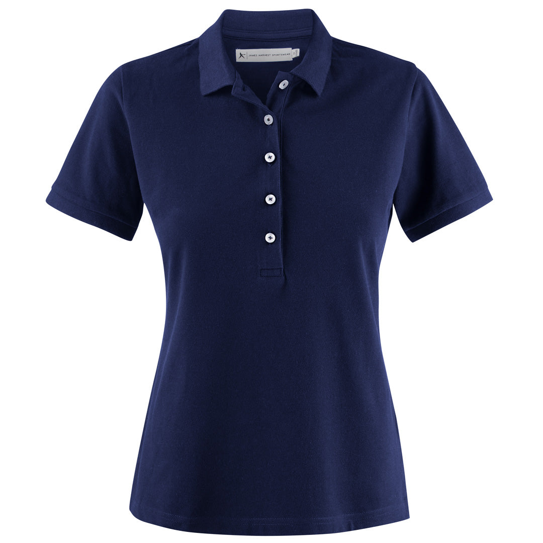 House of Uniforms The Sunset Polo | Ladies | Short Sleeve James Harvest Navy