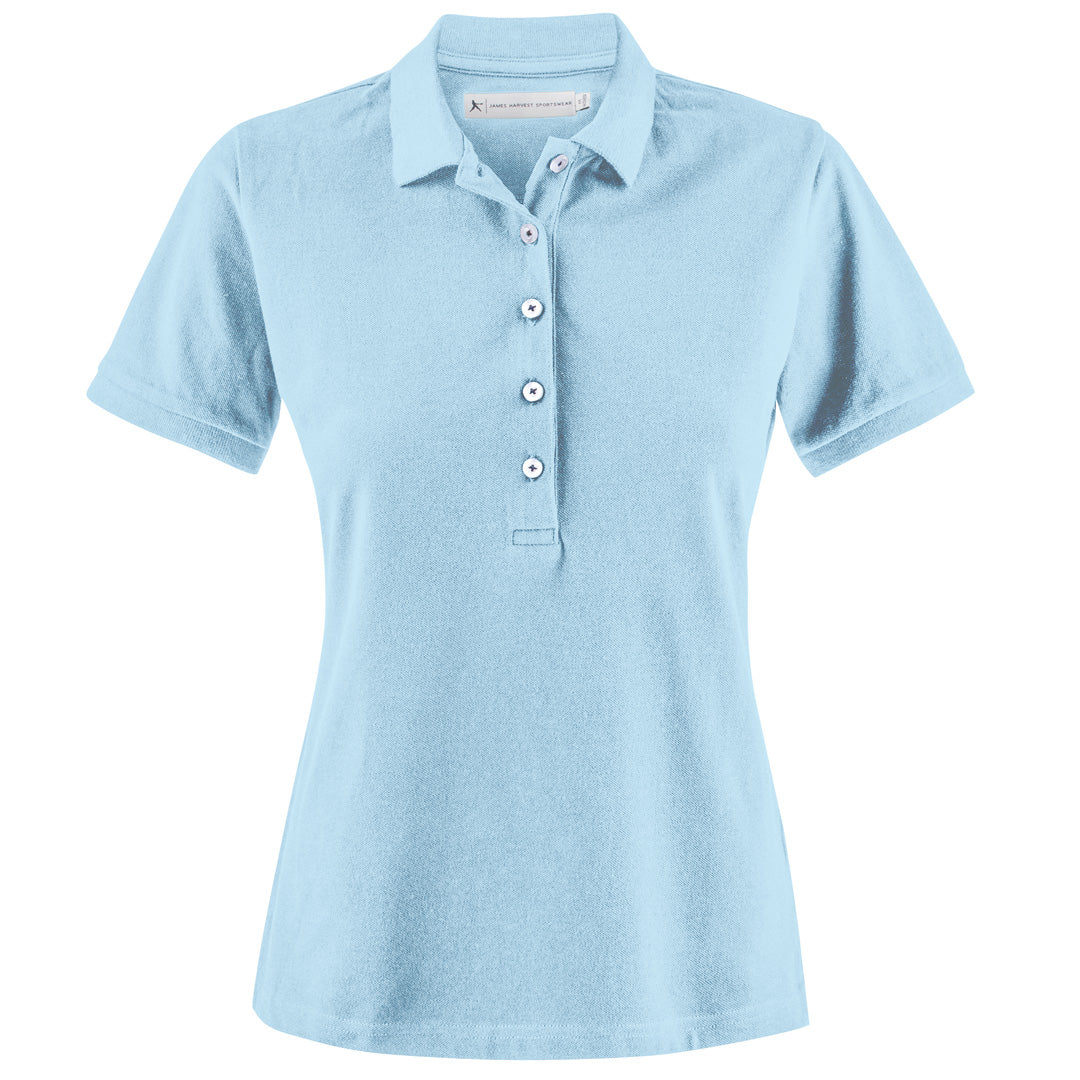 House of Uniforms The Sunset Polo | Ladies | Short Sleeve James Harvest Turquoise