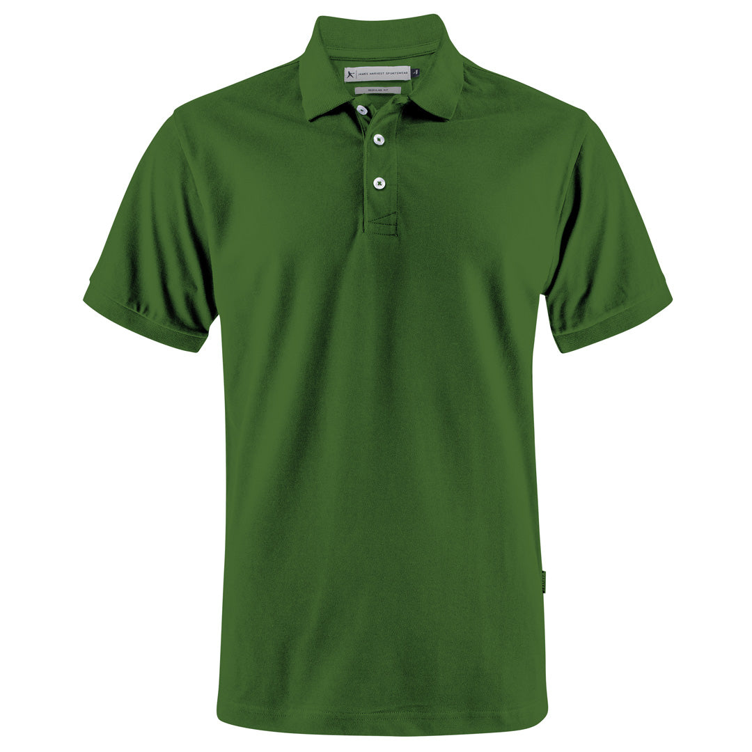 House of Uniforms The Sunset Polo | Mens | Modern Fit James Harvest Green