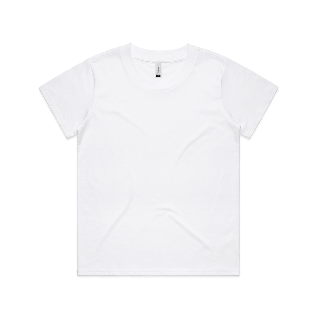 House of Uniforms The Cube Tee | Ladies | Short Sleeve AS Colour White