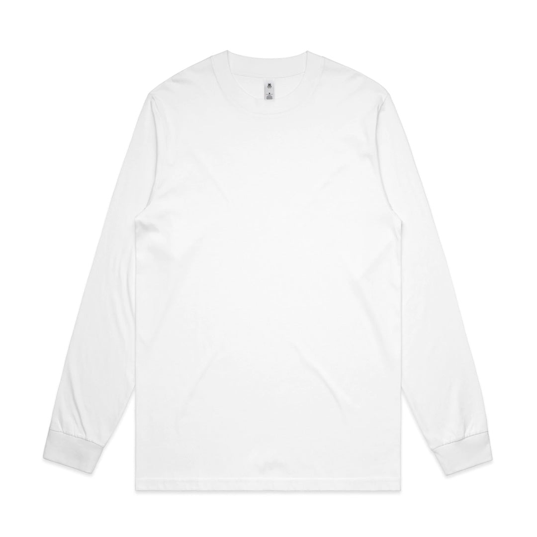 House of Uniforms The General Tee | Mens | Long Sleeve AS Colour White