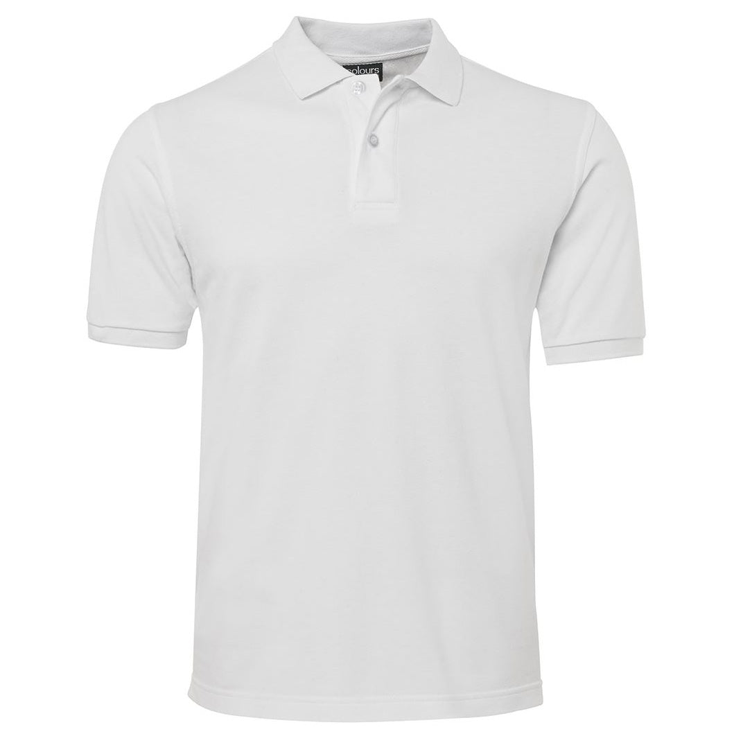 House of Uniforms The C of C Pique Polo | Short Sleeve | Adults Jbs Wear White