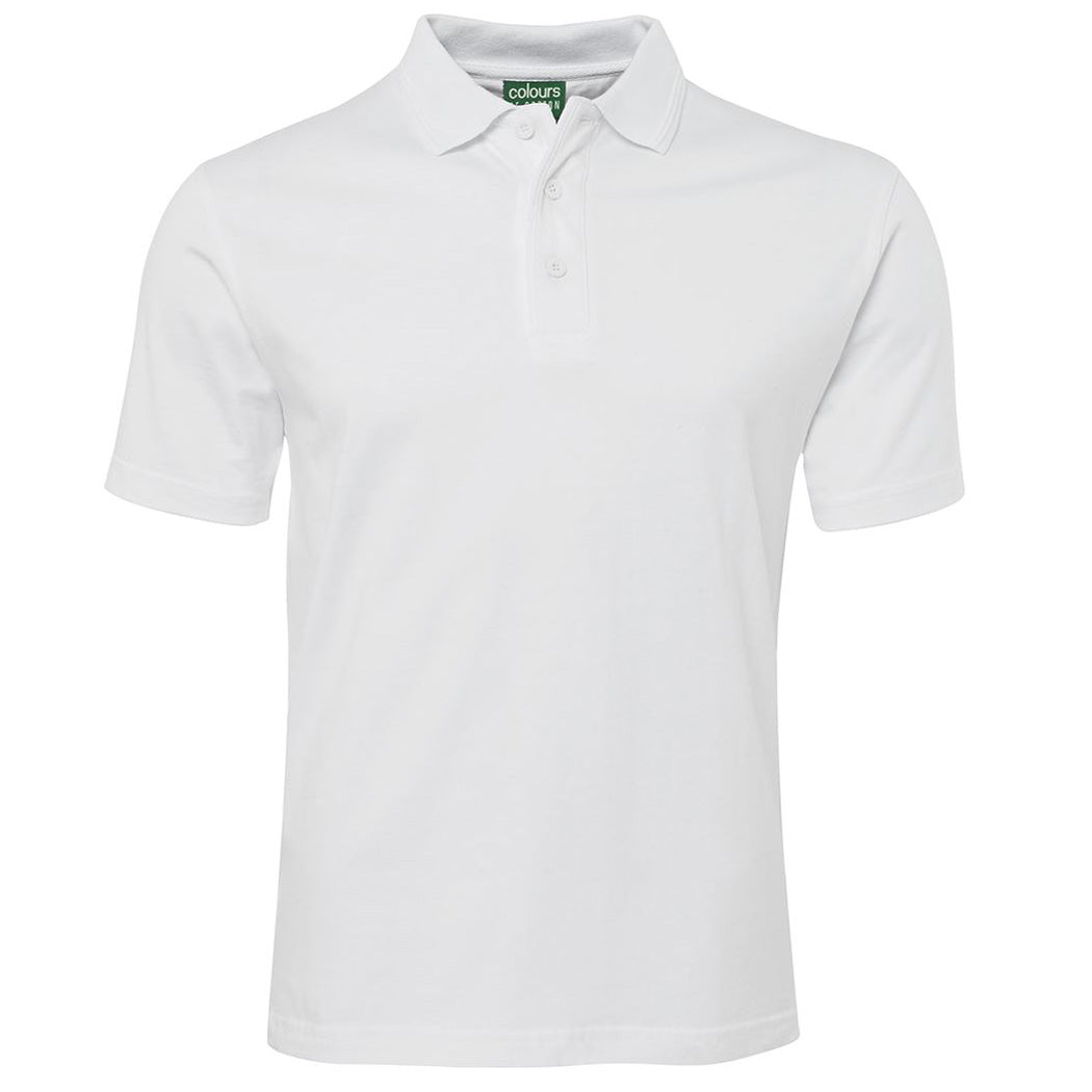 House of Uniforms The C of C Jersey Polo | Short Sleeve | Adults Jbs Wear White