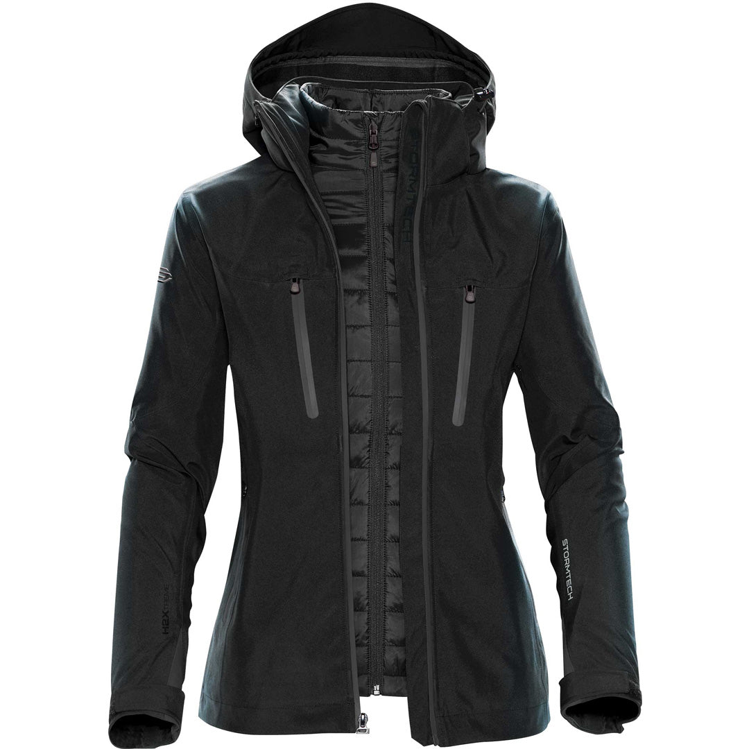 House of Uniforms The Matrix System Jacket | Ladies | Stormtech Stormtech Black/Grey