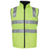 House of Uniforms The Hi Vis Reversible Vest | Day Night | Adults Jbs Wear Lime/Navy