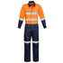 House of Uniforms The Rugged Cooling Taped Overall | Mens Syzmik Orange/Navy